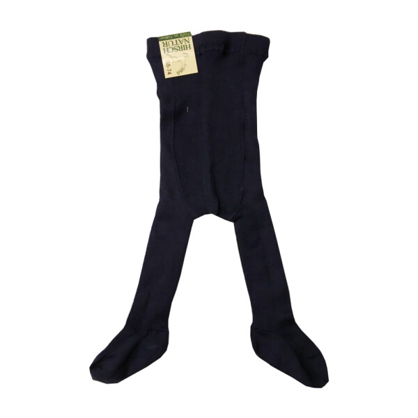 Kinderstrumpfhose Wolle marine