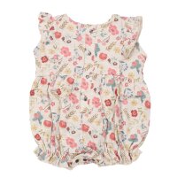 Body kurz Musselin Flowers &amp; Leaves - 74