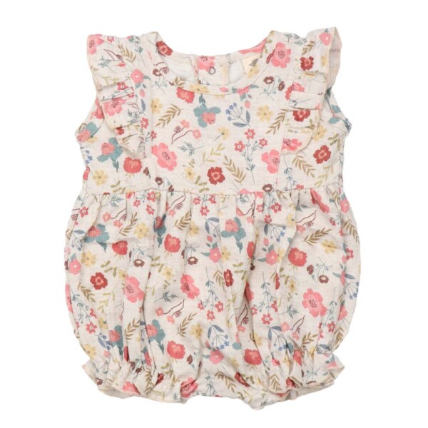 Body kurz Musselin Flowers & Leaves - 80