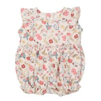 Body kurz Musselin Flowers &amp; Leaves - 80