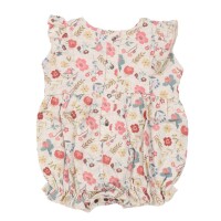 Body kurz Musselin Flowers &amp; Leaves - 80