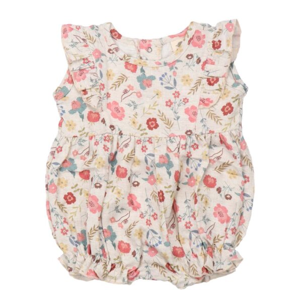 Body kurz Musselin Flowers & Leaves - 86