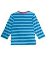 Bobby Langarmshirt Traktor Streifen blau