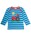 Bobby Langarmshirt Traktor Streifen blau