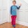 Kuschelhose mit Fleecetaschen rot