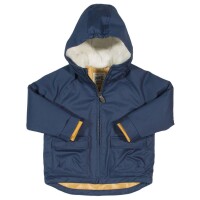 Kuscheljacke mit Fleecefutter blau