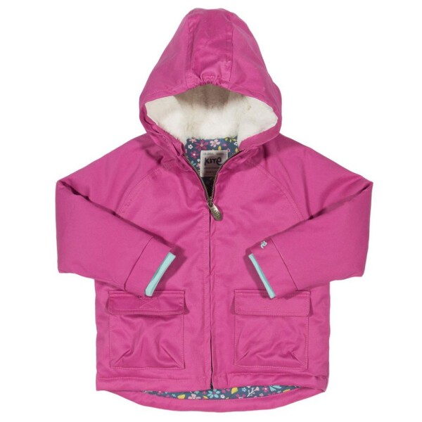 Kuscheljacke mit Fleecefutter orchidee