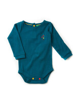 Langarmbody Pointelle Deep Blue