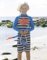 Bade-Set Piranha blau UV50+