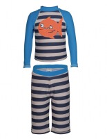 Bade-Set Piranha blau UV50+