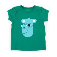 Lara T-Shirt Puff&auml;rmel Pepper Green