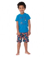 Atlantic T-Shirt Fische blau