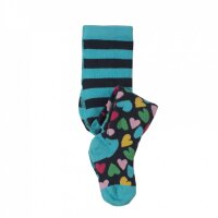 Little Norah Strumpfhose Herzen blau