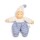 Möpschen Wollfrottee hellblau-geringelt 26cm