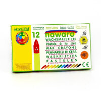 Nawaro Wachsmalstifte 12 Farben