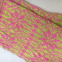 Hirsch Norweger Kniestr&uuml;mpfe maigr&uuml;n/pink