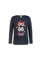 Nyrah Langarmshirt Masken navy