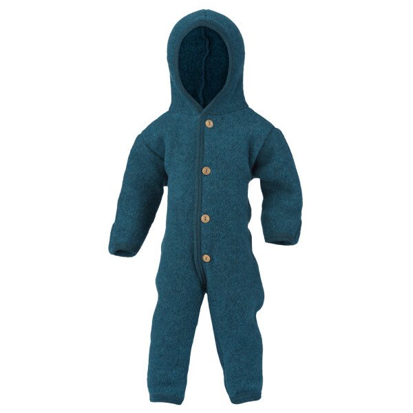 Engel Overall Wollfleece petrol melange
