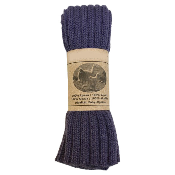 Pulswärmer/Babystulpen 100% Alpaka lavendel