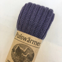 Pulsw&auml;rmer/Babystulpen 100% Alpaka lavendel