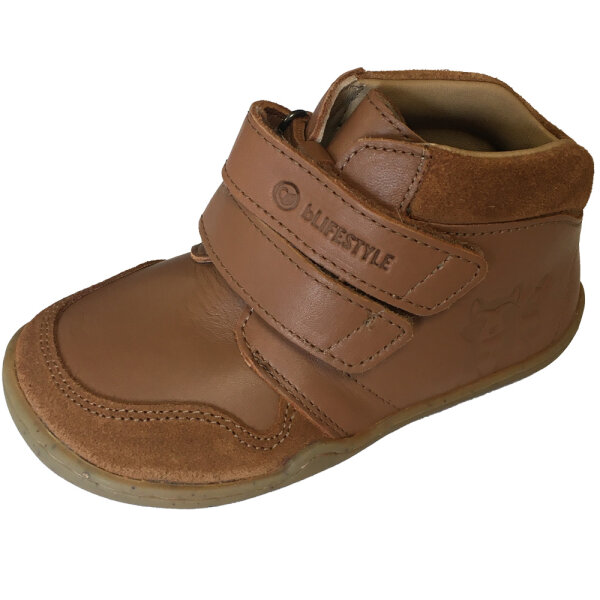 Raccoon Klettschuhe BREIT haselnuss - 27