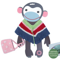 Puppenkleidung Poncho-Set