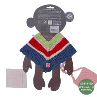 Puppenkleidung Poncho-Set