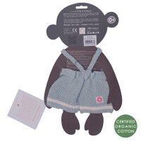 Puppenkleidung Retro Latzhose
