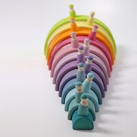 Gro&szlig;er Regenbogen Pastell 12-teilig