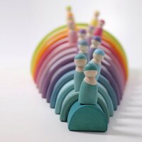 Gro&szlig;er Regenbogen Pastell 12-teilig