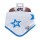 Bandana Bambus/BW cyan stars