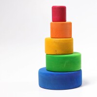 Sch&auml;lchensatz bunt, au&szlig;en blau
