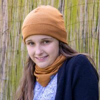 Schlupper Wolle/Seide caramel - 50