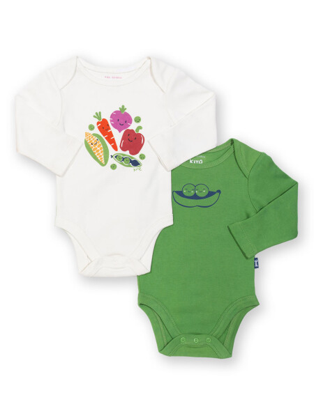 Body langarm 2er-Pack Veggie - 56