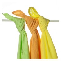 Mullwindel Bambus/BW 70x70 cm colour mix 3er Pack