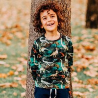 Shirt lang Dinosaur Jungle - 110