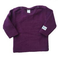 Shirt Wollfrottee-Pl&uuml;sch beere