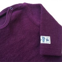 Shirt Wollfrottee-Pl&uuml;sch beere