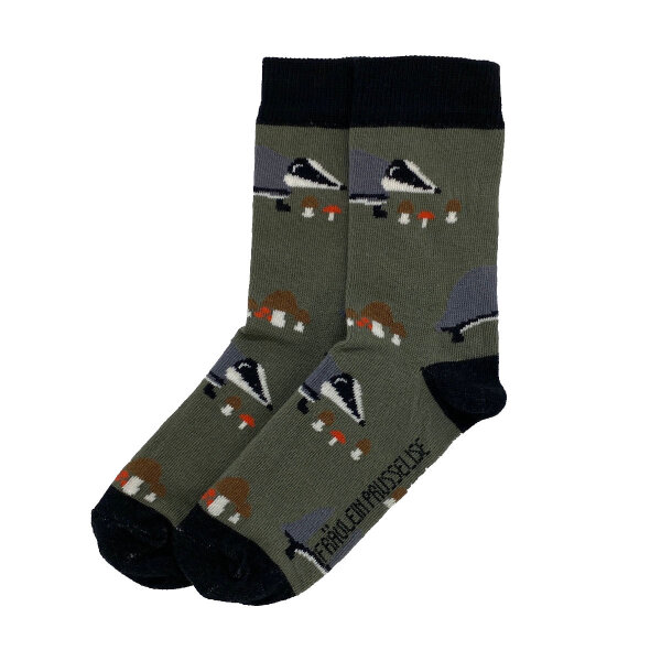 Kindersocken Dachs - 19-22
