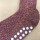 Stoppersocken Wolle beere melange