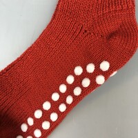 Stoppersocken Wolle mohnmeliert