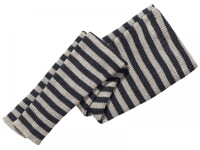 Strick-Legging geringelt anthrazit-grau