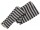 Strick-Legging geringelt anthrazit-grau