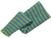 Strick-Legging geringelt gr&uuml;n-blau