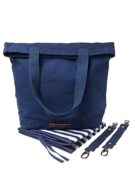 Wickeltasche Stardust navy