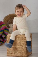 Unterhose lang Wolle/Seide natur