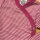 Wickelbody Langarm Wolle/Seide pink geringelt