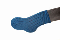 Wollsocke pflanzengef&auml;rbt indigo
