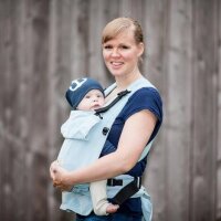 Storchenwiege BabyCarrier aqua