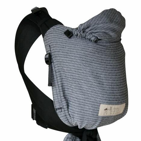 Storchenwiege BabyCarrier schwarz-weiß
